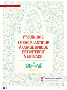 Affiche Sac Plastique