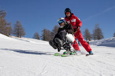 Tandem ski - ©Direction de la Communication - Manuel Vitali