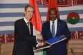 VT Gilles Tonelli Burkina Faso - Gilles Tonelli, Conseiller de Gouvernement-Ministre des Relations Extérieures et de la Coopération et Alpha Barry, Ministre des Affaires étrangères, de la Coopération et des Burkinabè de l’extérieur ©DR VT Gilles Tonelli Burkina Faso - Gilles Tonelli, Conseiller de Gouvernement-Ministre des Relations Extérieures et de la Coopération et Alpha Barry, Ministre des Affaires étrangères, de la Coopération et des Burkinabè de l’extérieur ©DR